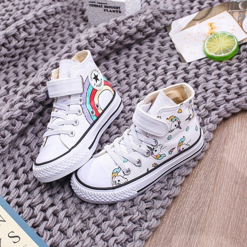 Amanda High - Top Velcro Sneakers - AZVA