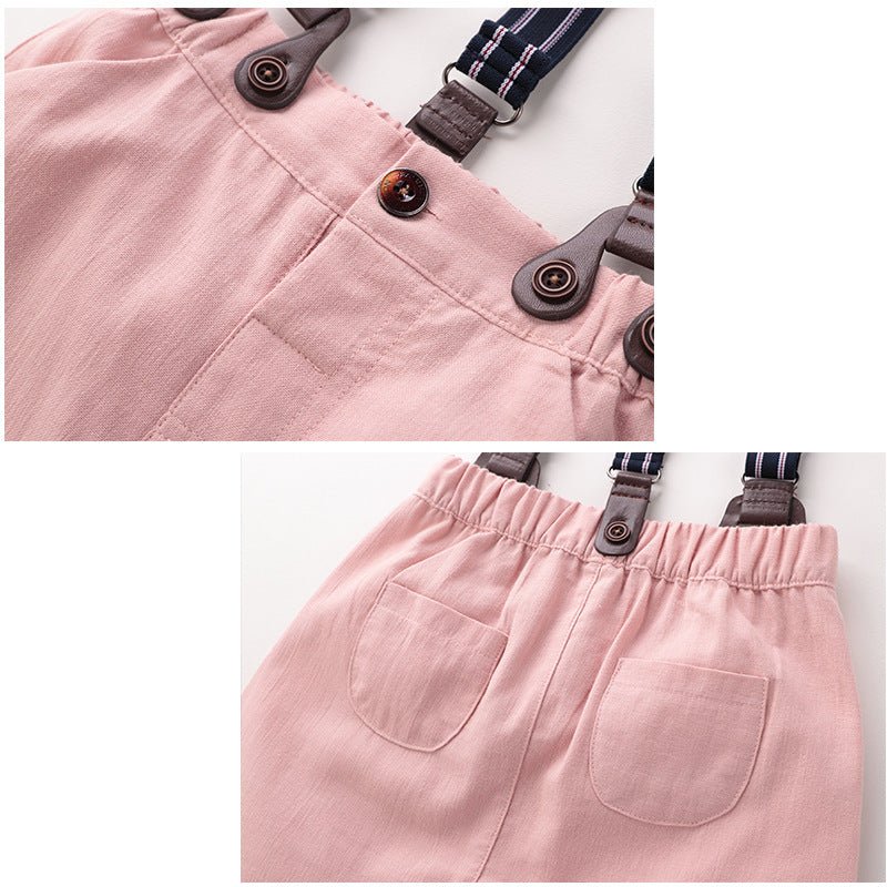 Benjamin Baby Romper Two Piece Set - AZVA
