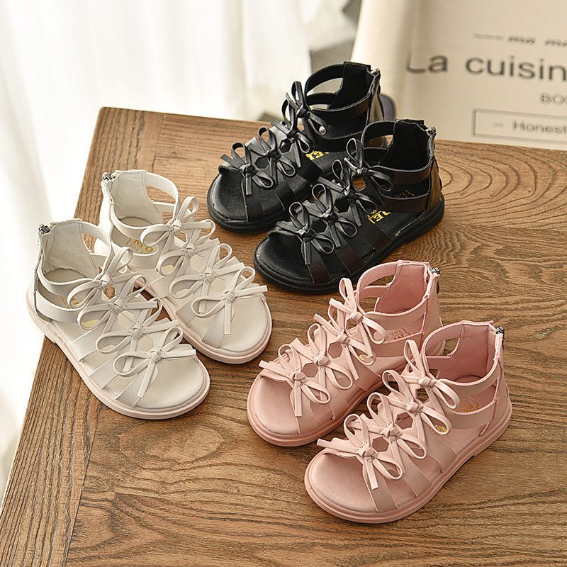 Evelyn Leather Roman Shoes - AZVA