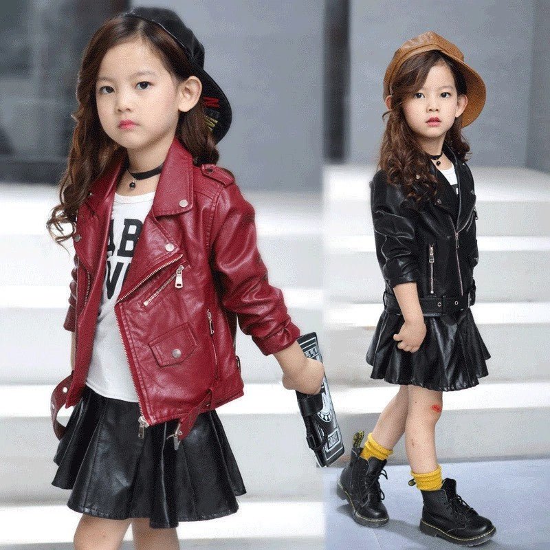 Sierra Red Leather Jacket - AZVA