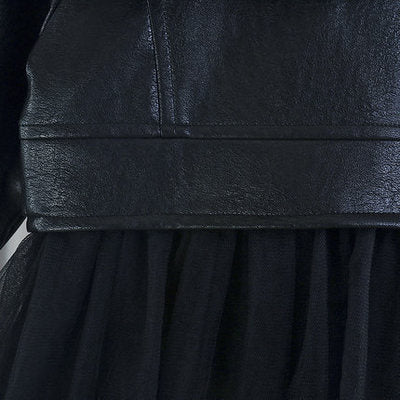 Tina Leather Jacket Dress - AZVA