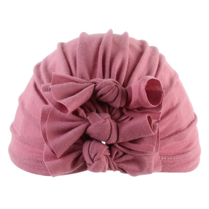 Dawn Pleated Bowknot Baby Hat