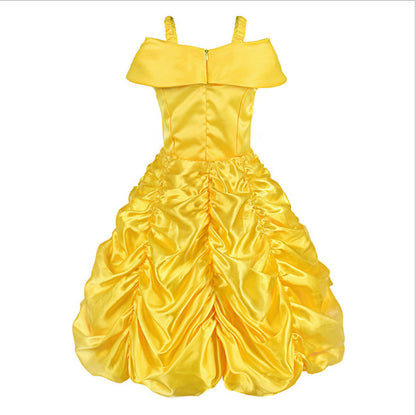 Beauty And the Beast Bow Princess Dress Set