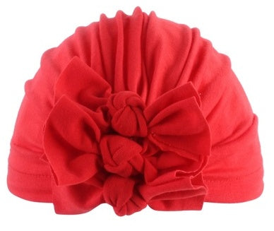 Dawn Pleated Bowknot Baby Hat