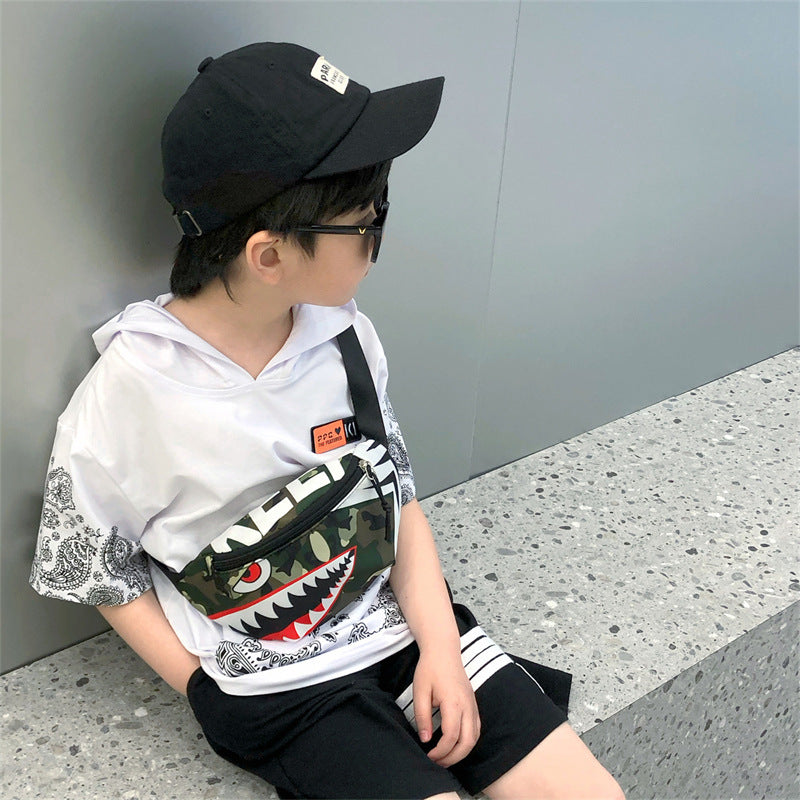 Dominic Little Shark Chest Bag