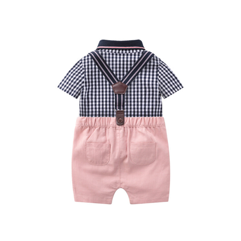 Benjamin Baby Romper Two Piece Set