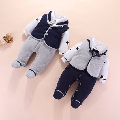 lfie Baby Winter Romper - Additional angle showing the winter romper features