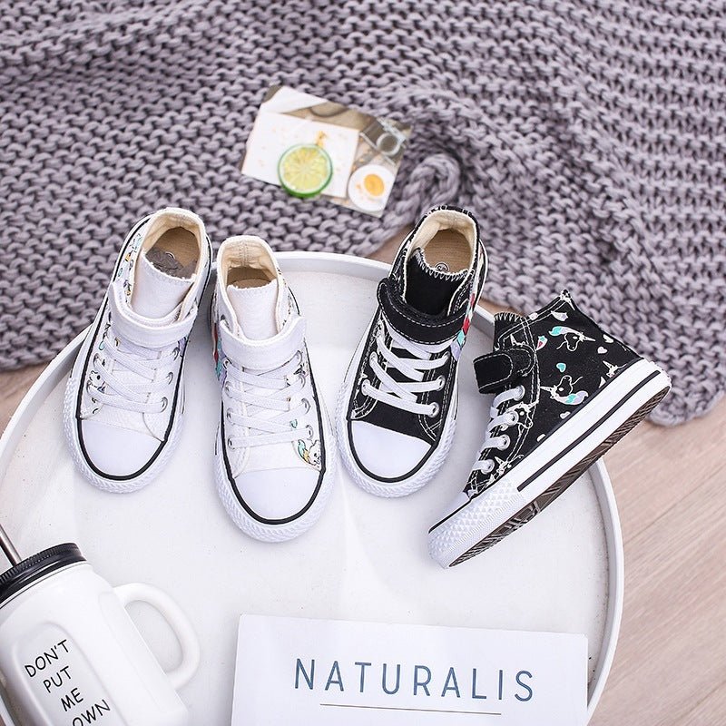 Amanda High - Top Velcro Sneakers - AZVA