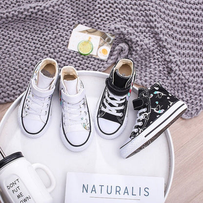 Amanda High - Top Velcro Sneakers - AZVA