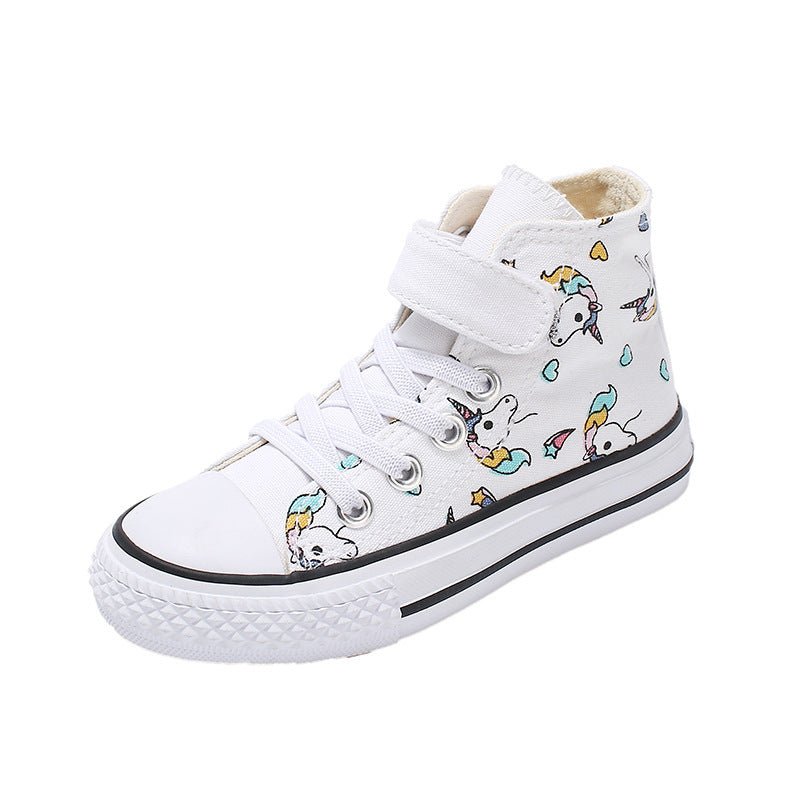 Amanda High - Top Velcro Sneakers - AZVA