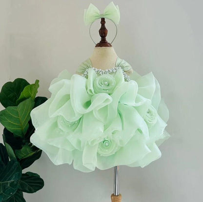 Amelia Flower Dress - AZVA