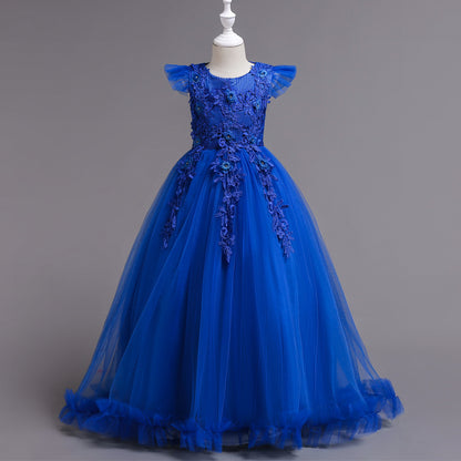 Joanne Lace Embroidered Long Dress