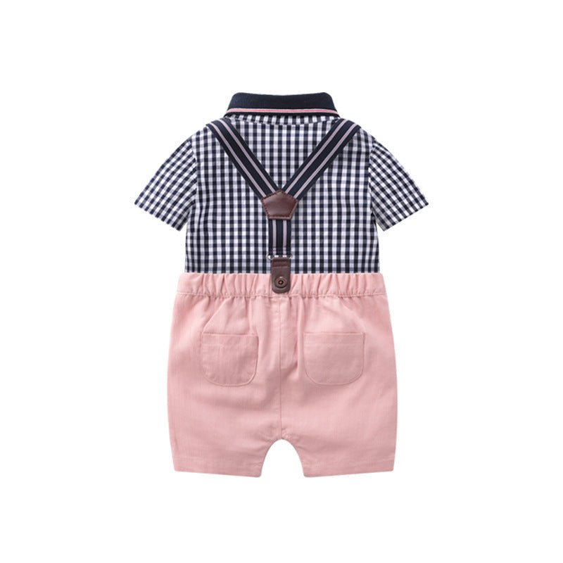 Benjamin Baby Romper Two Piece Set - AZVA
