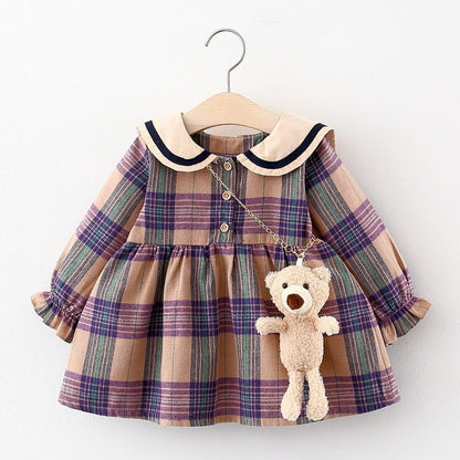 Betty Baby Checkered Dress - AZVA