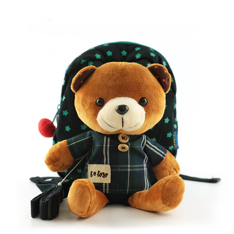 Charlie Teddy Bear Backpack Bag - AZVA