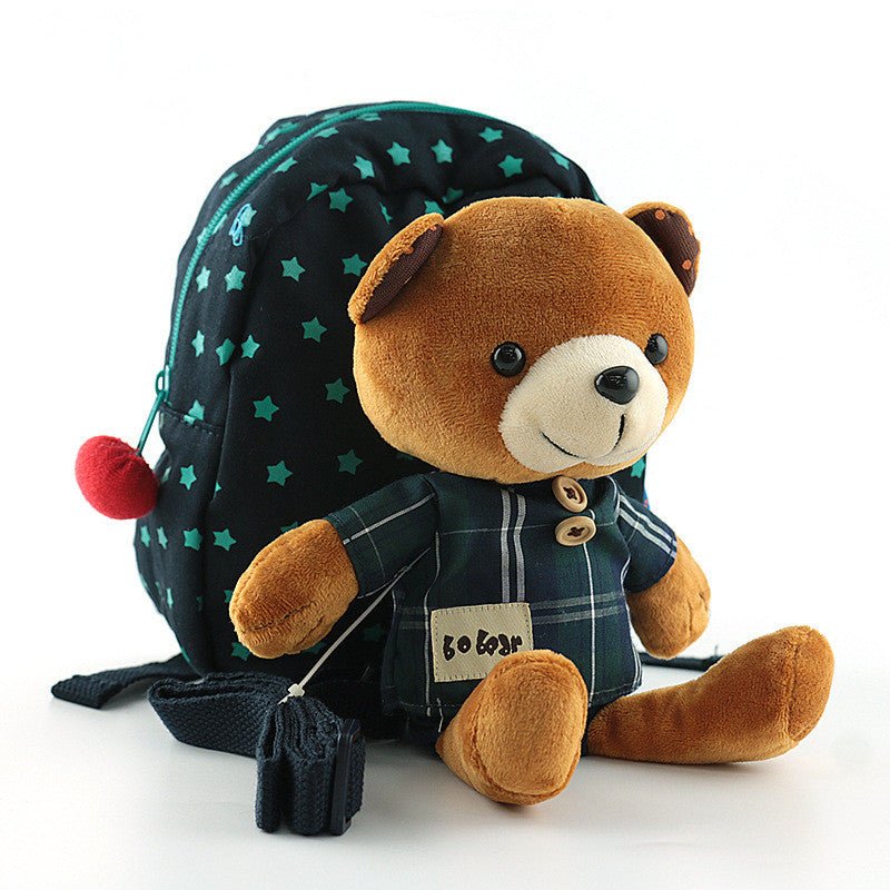 Charlie Teddy Bear Backpack Bag - AZVA