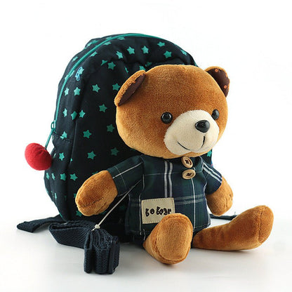 Charlie Teddy Bear Backpack Bag - AZVA