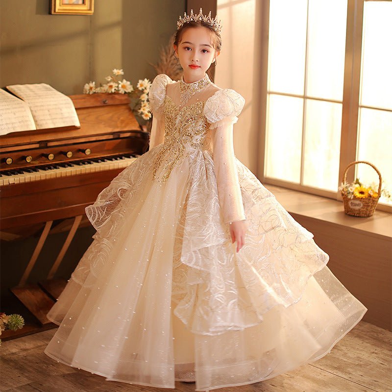 Dawn Long Gown Dress - AZVA