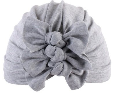 Dawn Pleated Bowknot Baby Hat - AZVA