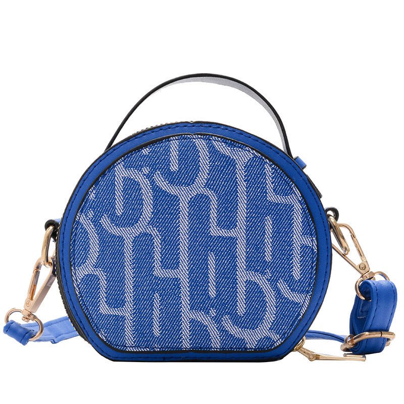 Dawn Small Round Bag With Letters - AZVA
