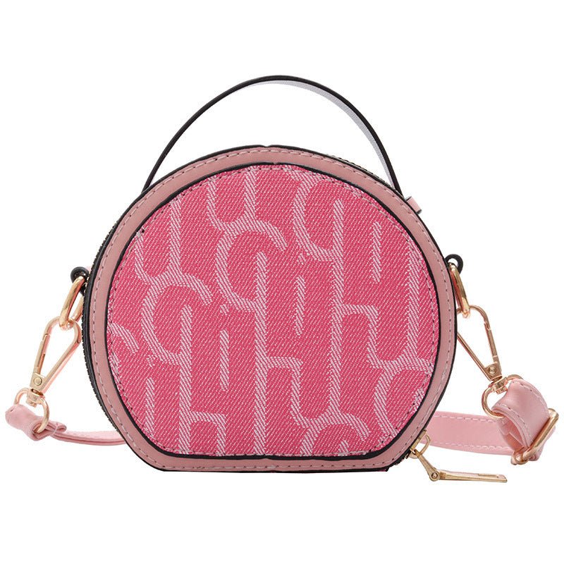 Dawn Small Round Bag With Letters - AZVA