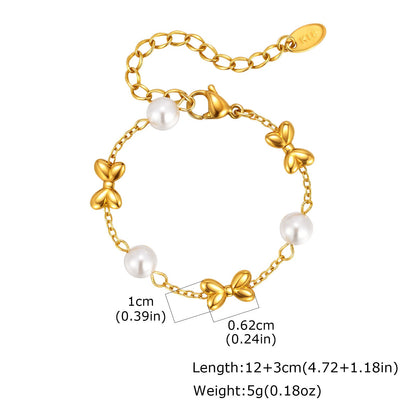 Devine Stainless Steel Cross Chain Golden Bracelet - AZVA