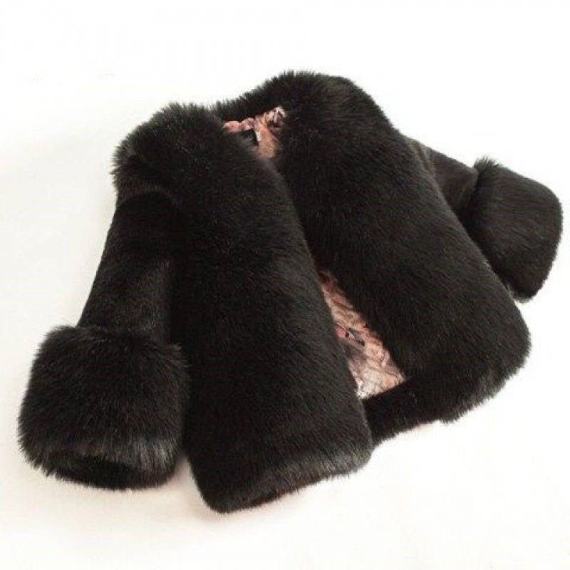 Dua Girls Faux Fur Coat - AZVA