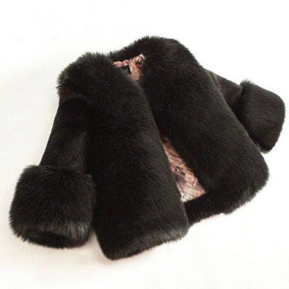 Dua Girls Faux Fur Coat - AZVA
