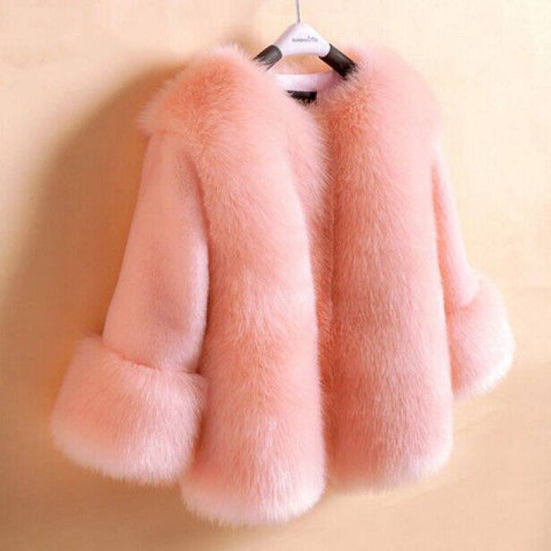 Dua Girls Faux Fur Coat - AZVA