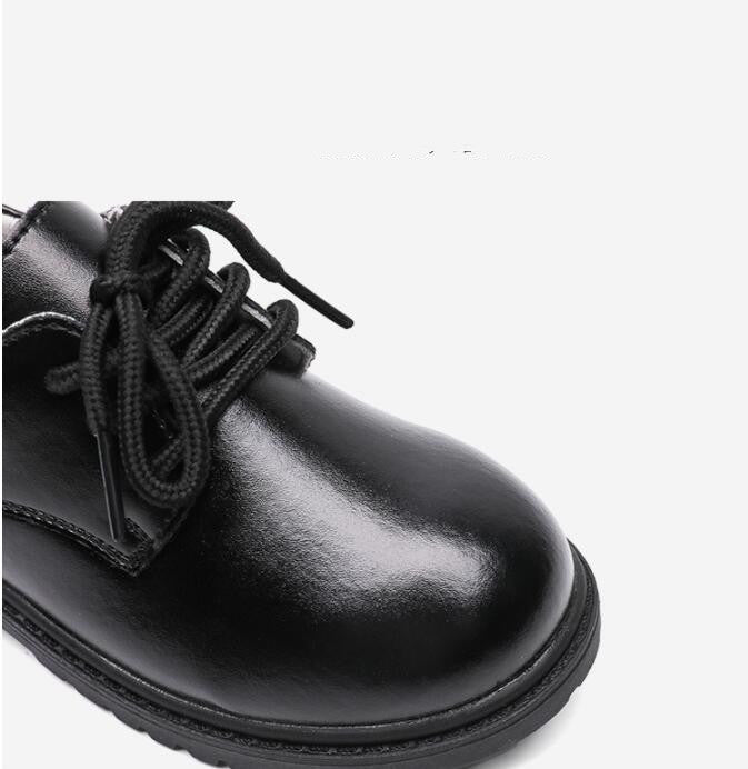 Edward Casual Black Leather Shoes - AZVA