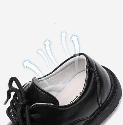 Edward Casual Black Leather Shoes - AZVA