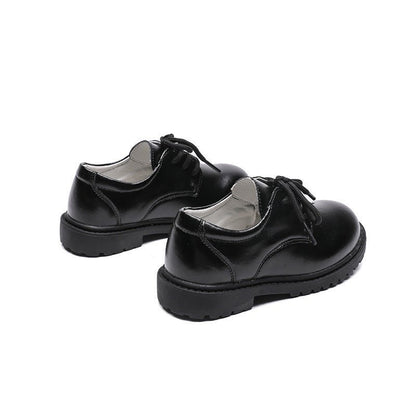 Edward Casual Black Leather Shoes - AZVA