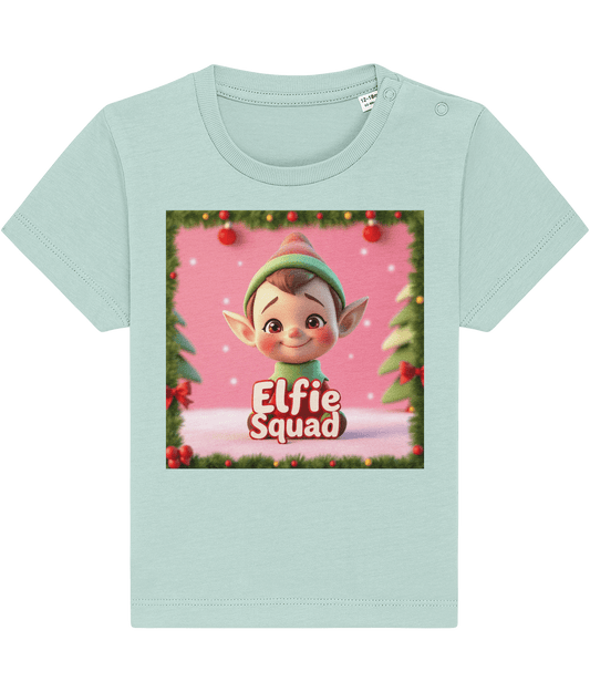 Elfie Squad Baby Shirt | Cute Christmas Shirt - 5 Day Delivery in UK - AZVA