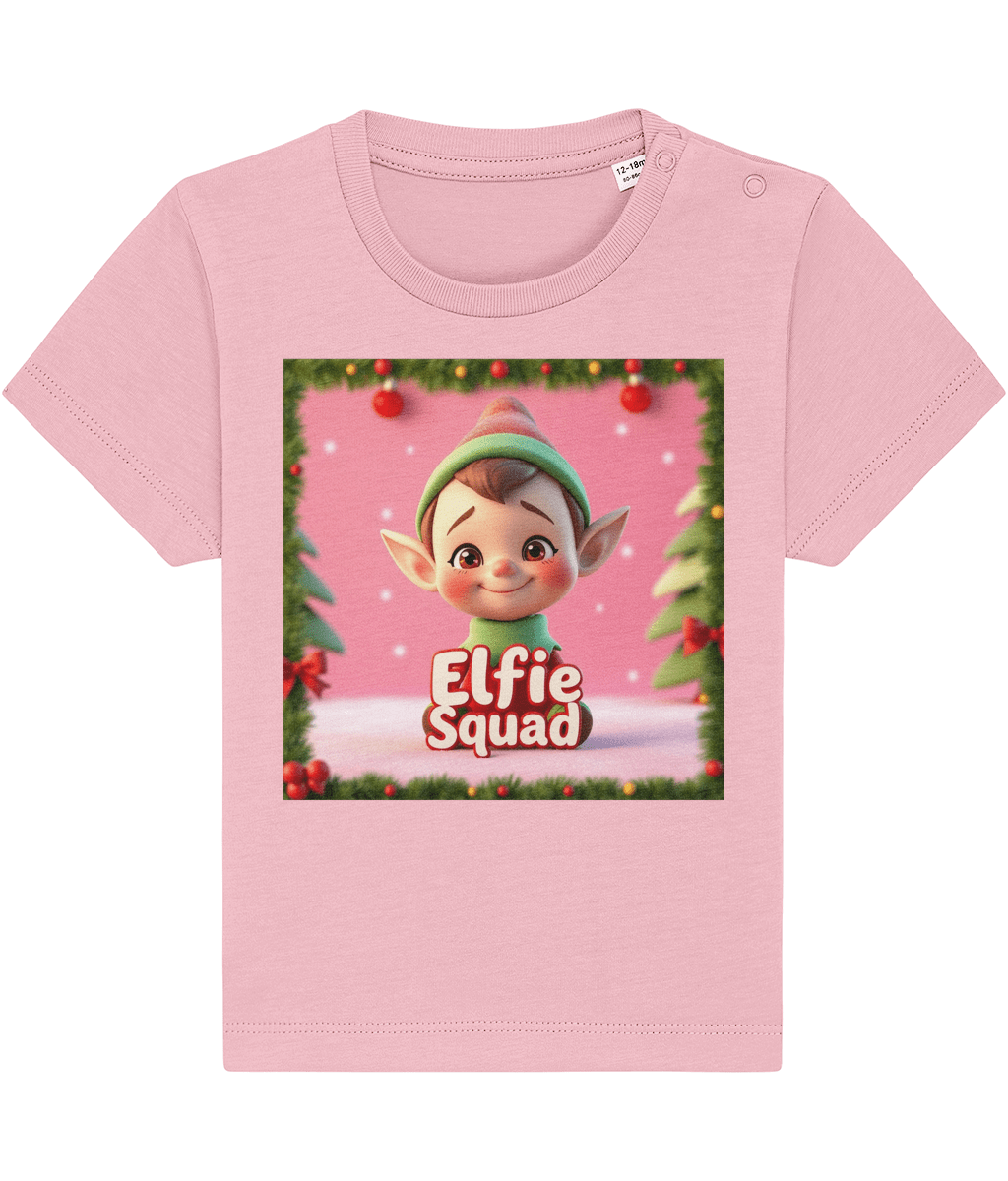 Elfie Squad Baby Shirt | Cute Christmas Shirt - 5 Day Delivery in UK - AZVA