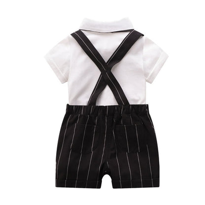 Elijah Baby Romper Two Piece Set - AZVA