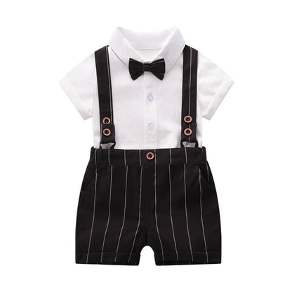Elijah Baby Romper Two Piece Set - AZVA