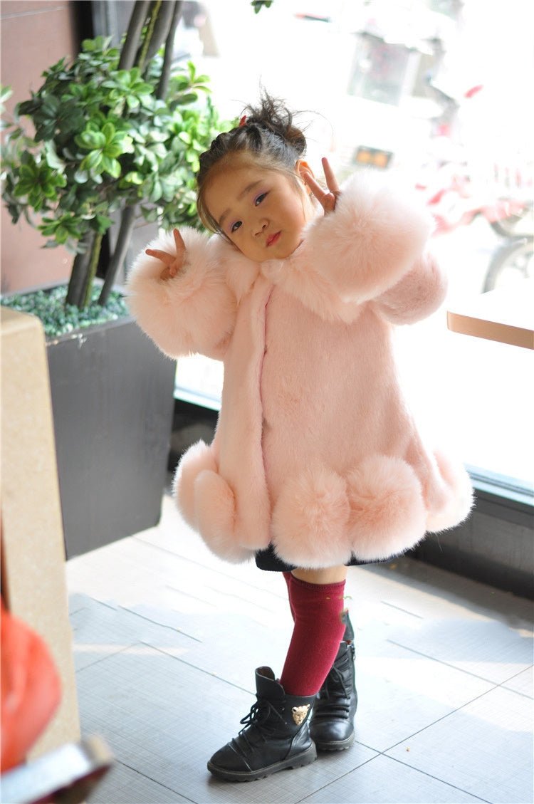 Elodie Faux Fur Coat - AZVA