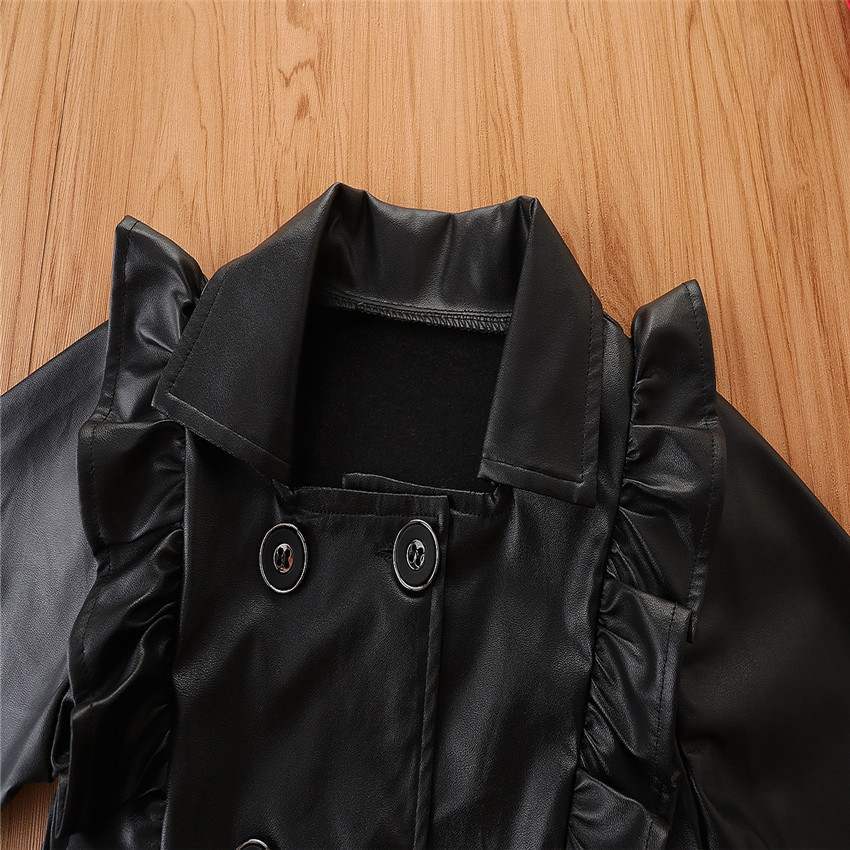 Fatima Leather Coat - AZVA