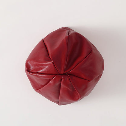 Judy Ruffle Leather Jacket - AZVA