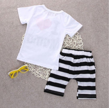Mama/Papa T-shirt Pants Set - AZVA