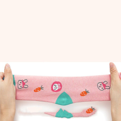 Martha Printed Cotton Socks - AZVA