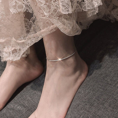 Michelle Small Crowd Anklet Jewelry - AZVA