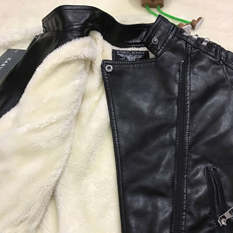 Rocky Boys Leather Jacket - AZVA