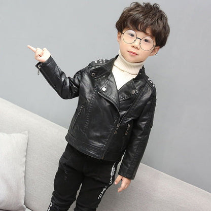 Rocky Boys Leather Jacket - AZVA