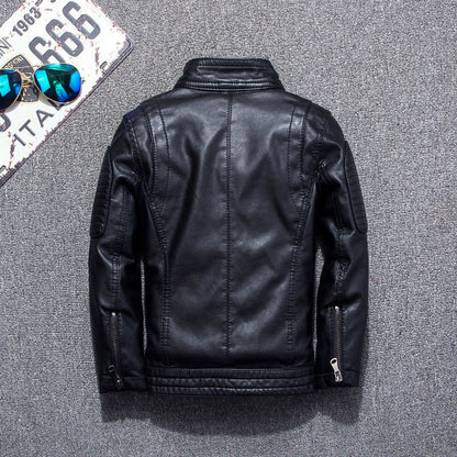 Rocky Boys Leather Jacket - AZVA