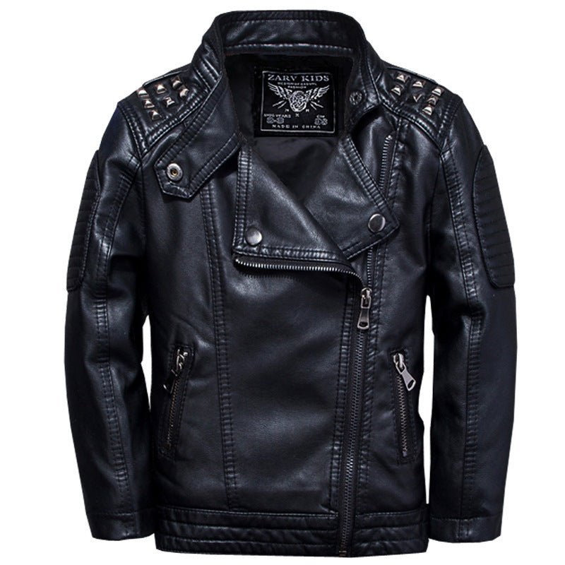 Rocky Boys Leather Jacket - AZVA