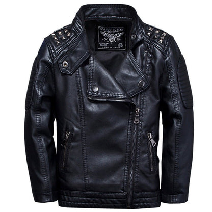 Rocky Boys Leather Jacket - AZVA