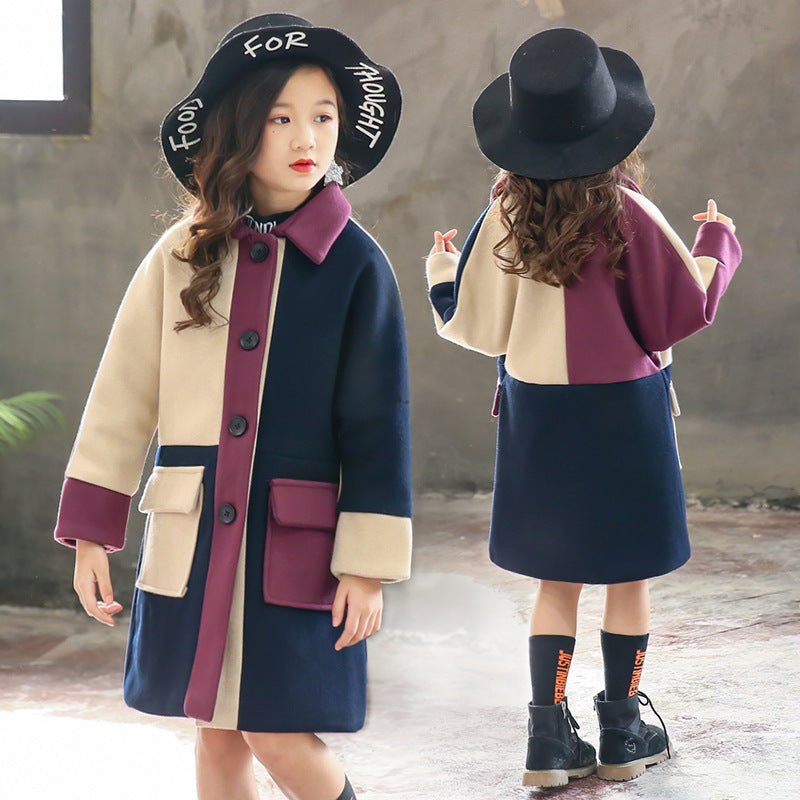 Samantha Autumn Winter Woolen Coat - AZVA