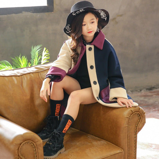 Samantha Autumn Winter Woolen Coat - AZVA