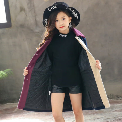 Samantha Autumn Winter Woolen Coat - AZVA
